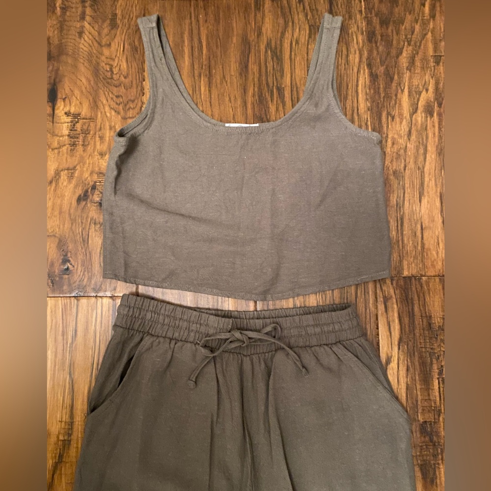 Olive matching set